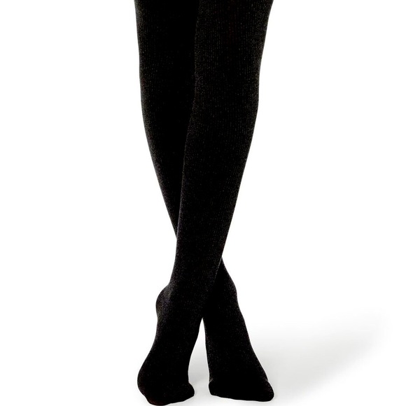Black light weight sweater tights